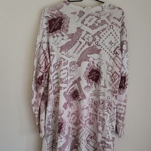 Harry Potter Marauder's Map Cardigan